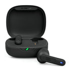 JBL - Vibe Flex Écouteurs véritables sans fil - Noir-Audio de haute qualité provenant d'écouteurs sécurisés et fiables avec haut-parleurs de 12 mm et JBL Deep Bass Sound