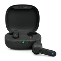 JBL - Vibe Flex Écouteurs véritables sans fil - Noir-Audio de haute qualité provenant d'écouteurs sécurisés et fiables avec haut-parleurs de 12 mm et JBL Deep Bass Sound