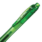 Pentel - EnerGel-X Rétractable Stylo à Encre Gel - (0,5mm) Pointe Aiguille - Encre Verte Citron-La couleur du corps corresponde à celle de l'encre.