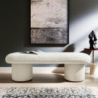 Modway - Orla Chenille recouverte Banc - Crème-Sièges polyvalents
