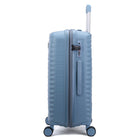 TUCCI - Bagage d'enregistrement à coque rigide Lussore 24 po - Bleu-Intérieur Deluxe – Doublure organisée et de haute qualité. Un intérieur de luxe, entièrement doublé, avec plusieurs compartiments pour garder vos affaires bien rangées