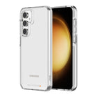 AXS - Crystal Shield Étui D3O pour Samsung Galaxy S23 FE - Transparent-Testé pour des chutes de 8 pieds, soutenu par la technologie D3O