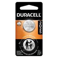 Duracell - 2025 pile bouton lithium - paquet de 2-GOÛT AMER DES DEUX CÔTÉS : Les piles boutons au lithium Duracell CR2025 de 3 volts présentent un revêtement amer non toxique appliqué des deux côtés pour décourager l’ingestion