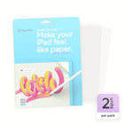 Protection d'écran Paperlike 2.1 pour iPad A16/10.9 (10e génération), 10.2 (7e, 8e et 9e génération), iPad Air 11/13" (M2/M3) 2024 - Transparent - Paquet de 2-Avec la technologie de surface Nanodots qui offre une résistance accrue aux coups