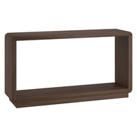 Hudson&Canal - Table console rectangulaire Lonni - 55 po l - Chêne brun-Une version moderne d'un look rétro pour votre salon, votre bureau et plus encore