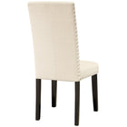 Modway - Parcel Restauration Tissu rembourré Fauteuil d’appoint - Beige-Chaise à manger contemporaine