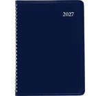 Staples - Agenda mensuel 2027 - 8 3/4 po H x 6 7/8 po l - couleurs assorties - bilingue-Couleur de couverture assortie (choix de couleur non disponible)