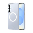 AXS - Slim Shell MagSafe Compatible pour Samsung Galaxy S26 + - Transparent-Revêtement nano résistant à la sueur et aux égratignures  