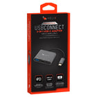 Helix - Adaptateur USB-C 3-en-1 avec USB-A et HDMI-Transfert de donnees haut debit USB  3.0