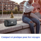 MyBat - Enceinte d'extérieur sans fil, portable, robuste et étanche - Noir-Portable et léger : Conception pratique pour une utilisation facile en déplacement.
