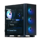 Quoted Tech - Ordinateur de bureau de jeu Clarity - AMD Ryzen 5 7500F - NVIDIA RTX 5060 - 32 Go DDR5 - SSD NVMe 1 To - Windows 11-AMD Ryzen 5 7500F