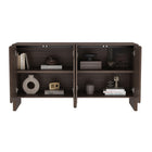 Manhattan Comfort - Buffet moderne Linda 60" à 4 portes - Noyer brun-10