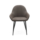 Brassex - Chaise de visite 917526 Oban - ensemble de 2 - brun vintage-Style contemporain