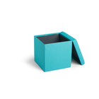 Poppin- Siège Boîte- Aqua-Dimensions: 16 "L x 16" P x 16 "H