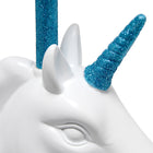 Simple Designs - Lampe de table - Licorne bleue et blanche scintillante-7