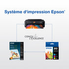 Epson - T312 Cartouche d'encre - Capacité standard - Noir-Le système d’impression Epson est particulièrement conçu pour être utilisé avec les encres d’origine Epson. L’utilisation d’encres non authentiques peut entraîner des dommages qui ne sont pas couverts par la garantie limitée de l’imprimante