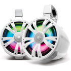 SoundExtreme - TA8 ExtremeTower Powersports Étanche à l’eau de 8 po, 2 voies - 1 haut-parleur amplifié Bluetooth + 1 haut-parleur passif (blanc)-300 watts puissance de crête: (100 rms) alimentent un caisson d’extrêmes graves passif de 8 pouces et un gazouilleur de 1,5 pouce pour qu’ils soient aussi forts que vous le souhaitez. lissent les valeurs maximales détaillées et riches basses moyennes pour couper le vent et le rugissement; bluetooth 5.0: pour une connexion sans fil fiable à longue portée vers votre 