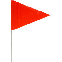Zenith Safety - Drapeau deneigement - Rouge - Paquet de 10-Pour localiser les bornes fontaines, les robinets, les sentiers et autres points de repère pouvant être recouverts par la neige