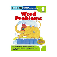 Éditions Kumon - Cahiers d'exercices pédagogiques pour enfants, Word Problems, 1re année-L'éducation des enfants