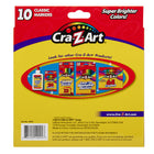 Cra-Z-Art - Marqueurs non toxiques lavables Broadline - Paquet de 10-Idéal pour les livres de colouriage, les projets artistiques amusants à la maison, l'école, les garderies, les studios d'art, les salles de classe et plus encore
