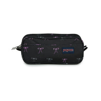 JanSport - Grande Pochette Pour Accessoires, Bad Bows-La pochette à accessoires à deux compartiments est parfaite pour transporter des stylos et des crayons d'un côté et des cordons d'alimentation de l'autre