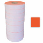 Eddie's - Sato 2 lignes de 8 caractères Étiquettes permanentes - rouge - Paquet de 60000-Etiquettes Sato blanches permanentes - 2 lignes de 8 caractères