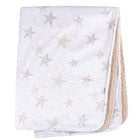 Gerber Childrenswear - Couverture peluche 2 épaisseurs - Céleste - Étoiles-Fabriqué dans un matériau ultra doux et généreusement dimensionné pour le confort de votre bébé, il est conçu pour le confort de votre bébé