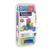 MAGNA-TILES -L’original ensemble de construction magnétique Cube Pack de 9 pièces-Ce qui est inclus: 9 cubes microMAGS de couleurs assorties et un étui de rangement 