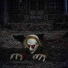 HOMCOM - Zombie rampant 66" - Décoration d'Halloween extérieure-Il rampera en détectant la présence de personnes 