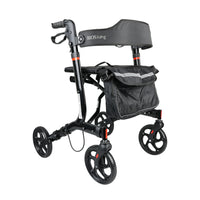 BIOS Living - Ambulateur Onyx 21,5 po -Le cadre à repliage croisé permet un pliage latéral et il peut se tenir debout indépendamment en position pliée