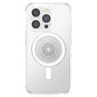 PopSockets - PopGrip pour MagSafe Rond avec Anneau Adaptateur - Transparent-Les accessoires MagSafe doivent être utilisés avec une coque compatible MagSafe ou un anneau adaptateur magnétique inclus