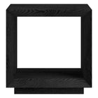 Hudson&Canal - Table d'appoint rectangulaire Tannen de 56 cm de largeur, , grain noir-La table est fabriquée à partir de matériaux MDF de haute qualité et durables