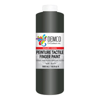 DEMCO EnCouleurs Inc Peinture tactile scolaire - 500 mL - Noir-Peinture tactile scolaire