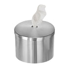Gritt Commercial - Distributeur de lingettes mural - Acier inoxydable-Seau en plastique de 10 po x 10 po pour lingettes inclus