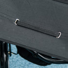 HOMCOM - Déambulateur pliant à roulettes 8 po, réglable avec siège et sac - bleu-Offre une assistance à la marche tout en préservant l'indépendance 