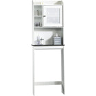 Étagère Caraway, blanc doux-L’étagère Caraway est une armoire peu encombrante pouvant être placée au-dessus de la toilette.