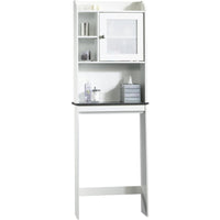 Étagère Caraway, blanc doux-L’étagère Caraway est une armoire peu encombrante pouvant être placée au-dessus de la toilette.