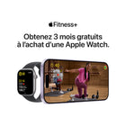 Apple - Watch Series 11 - 42 mm - GPS - Boîtier en aluminium Noir de jais avec Bracelet sport Noir, P / M-10
