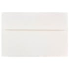 JAM Paper Enveloppes format livret à rabat carré gommé, 5 1/2 po x 8 1/8 po, blanches, 250 par paquet-Blanc