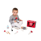 Janod - Coffret de jouets valise de médecin-Aide les enfants à apprendre la santé et à prendre soin des autres.