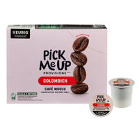 Pick Me Up Provisions - Capsules K-Cup de café colombien Keurig, torréfaction moyenne, 24 unités-Contient des capsules K-Cup de Keurig authentiques, conçues pour une qualité et une compatibilité garanties avec toutes les cafetières K-Cup de Keurig 