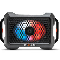 Enceinte Bluetooth portable d'extérieur Defender - Noir-Système de haut-parleurs à 2 voies :6 "X9" à commande principale pleine gamme en polypropylène carbone avec un tweeter en titane de 1,7", pour une acoustique équilibrée et de qualité que vous ne trouverez pas sur les haut-parleurs portables ordinaires. 