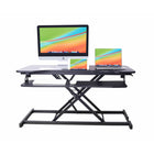 Rocelco - Élévateur de bureau réglable Hi-Lift de 43 po - Noir-Le Rocelco VADR-43 possède une grande surface de travail de 42.9 po x 20.5 po.
