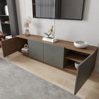 Nexera - Meuble TV Riva, 72 po, Muscade et Grège-7