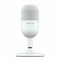Razer - Seiren V3 Mini - Blanc-Découvrez le Razer Seiren V3 Mini, un microphone USB ultra-compact aux nombreuses fonctionnalités. Avec une nouvelle fonction Tap-to-Mute et une personnalisation audio avancée, profitez d'une capture vocale de qualité studio avec ce modèle réduit, idéal pour les jeux, le streaming et le chat