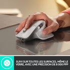 Logitech MX Master 3S - Souris Performante Sans Fil avec Défilement Ultra-Rapide - Blanc-Clics Silencieux: La souris Bluetooth MX Master 3S présente des clics silencieux, offrant la même sensation de satisfaction mais avec 90 percent de bruit de clic en moins