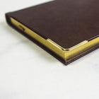 Brownline - 2027 agenda de poche hebdomadaire Executive avec reliure cousue – 6 7/8 po x 3 3/16 po – couleurs assorties – trilingue-Format de page: 6-7/8 po H x 3-3/16 po l