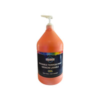 ArtWorks - Gouache lavable avec pompe - 3.78 L, orange-Chaque gallon comprend une pompe ! Il n'est pas nécessaire de l'acheter séparément