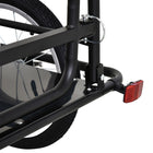 Aosom - Remorque de transport pour bicyclette-Timon en acier spécialement renforcé 
