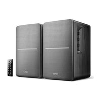 Edifier - R1280DBs Enceintes de bibliothèque alimentées Bluetooth au design classique et au son moderne avec sortie de caisson de basses - Noir-Qualité sonore de studio avec reproduction sonore naturellement affinée grâce à des basses de 4 po et un tweeter à dôme en soie de 13 mm